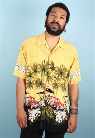 VINTAGE FESTIVAL HAWAIIAN SHIRT ASM1076