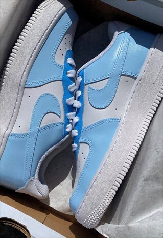 CUSTOM AIR FORCE MULTI BLUE COLORWAY
