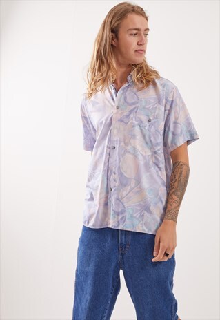 VINTAGE PATTERNED FESTIVAL SHORT SLEEVE SHIRT