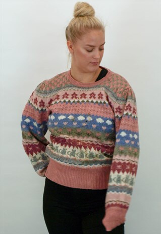 VINTAGE ICELANDIC CHRISTMAS JUMPER