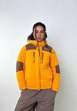 Yellow 90s The North Face Himalayan Puffer Jacket Coat