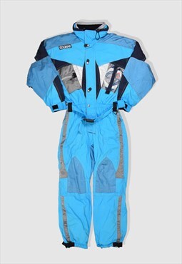 Vintage 1980s Colmar Colour Block Ski Snow Suit