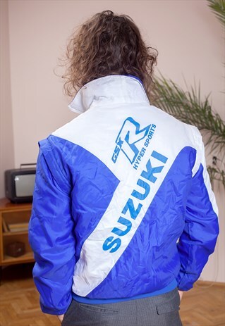 SUZUKI GSXR CASUAL, UNISEX BIKER JACKET FROM THE 90S