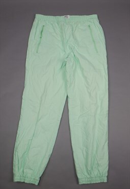 Vintage 80'S Shell Suit Bottoms in Mint Green