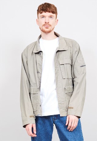 VINTAGE 90'S TIMBERLAND KHAKI WORKMAN JACKET