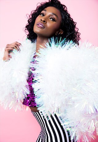 CRYSTAL TINSEL JACKET