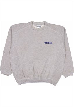 Adidas 90's Spellout Heavyweight Crewneck Sweatshirt Small G