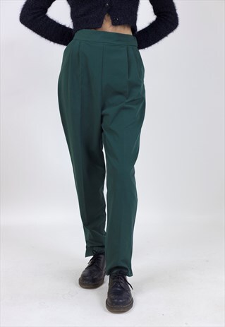 VINTAGE 90S GREEN DRESS PANTS