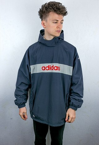 VINTAGE ADIDAS 1/4 ZIP PULLOVER JACKET