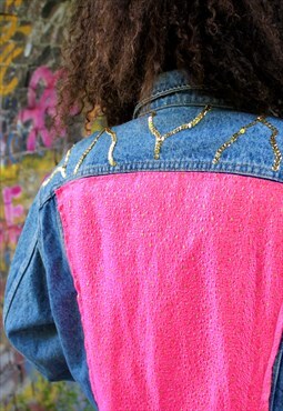 Lee Vintage 90s Reworked Jacket Festival Pink