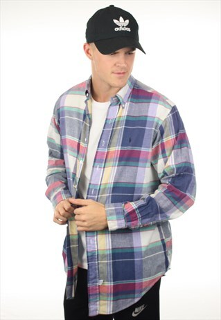 VINTAGE RALPH LAUREN LONG SLEEVE CHECK SHIRT