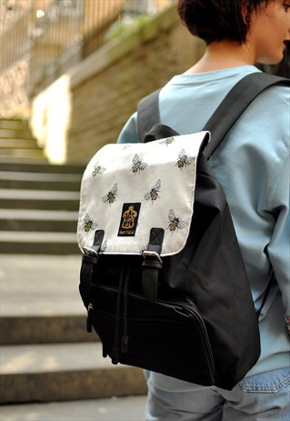 BUMBLE BEE PANEL LAPTOP BACKPACK