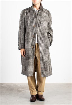Men's Abital Glenn Checked New Wool Tweed Coat