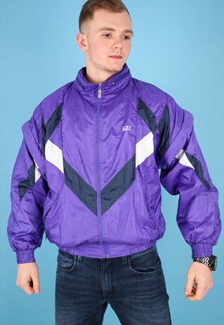 VINTAGE SHELL JACKET IN MULTICOLOUR NJ482