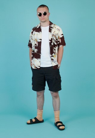 90S FJALLRAVEN LOGO CARGO SHORTS