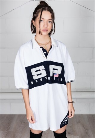 VINTAGE SOUTHPOLE ATHLETIC UNISEX POLO SHIRT