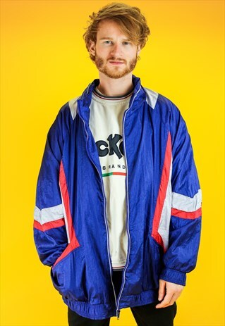 MULTI-COLOUR WINDBREAKER LIGHTWEIGHT SHELL JACKET