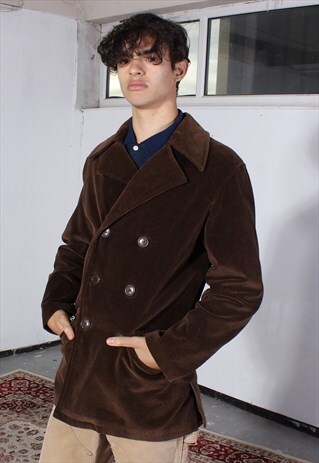 VINTAGE GUESS BROWN CORDUROY JACKET