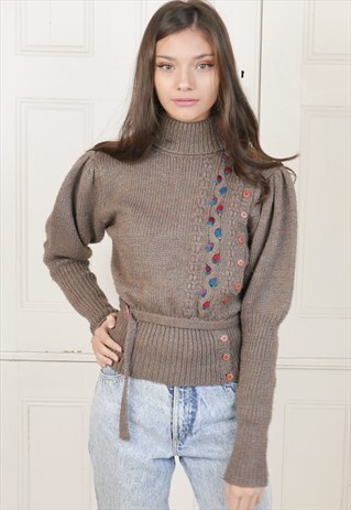 VINTAGE 1970S KNITTED JUMPER