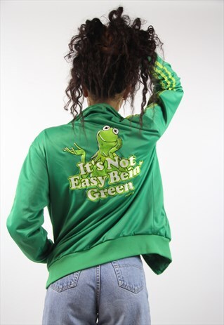 VINTAGE ADIDAS KERMIT THE FROG SPORTS JACKET