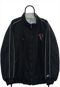 Vintage NFL Atlanta Falcons Black Jacket Mens