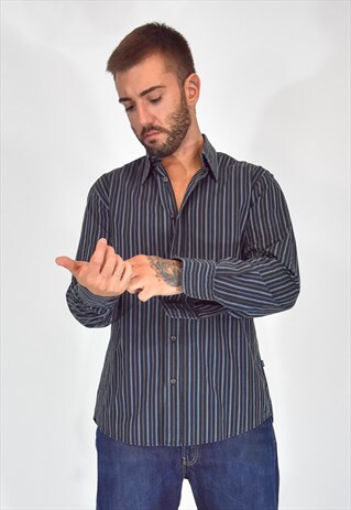 HUGO BOSS SHIRT BLUE STYLE COOL MAN