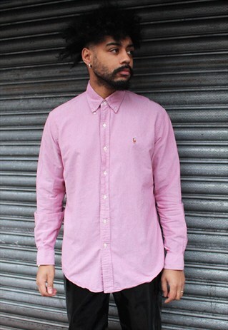 VINTAGE PINK RALPH LAUREN SHIRT