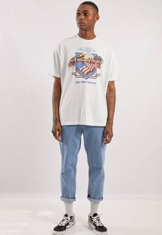 VINTAGE AMERICAN PRINT T-SHIRT