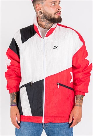 VINTAGE 80S PUMA SHELL JACKET / 3656