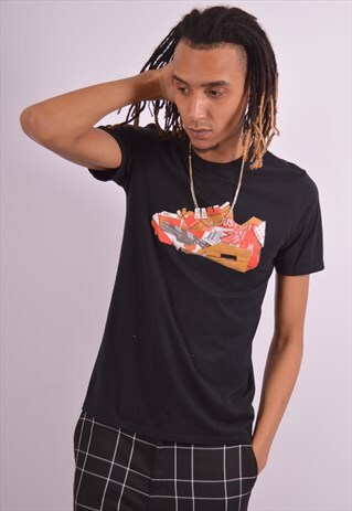 VINTAGE NIKE T-SHIRT TOP BLACK