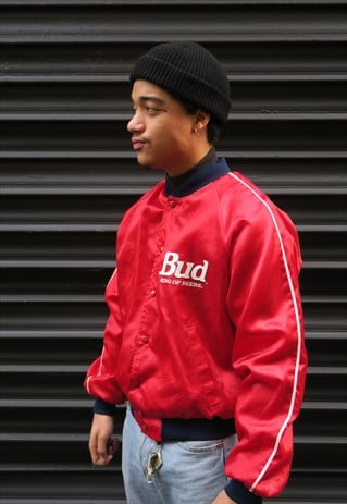 VINTAGE "BUDWEISER" VARSITY JACKET