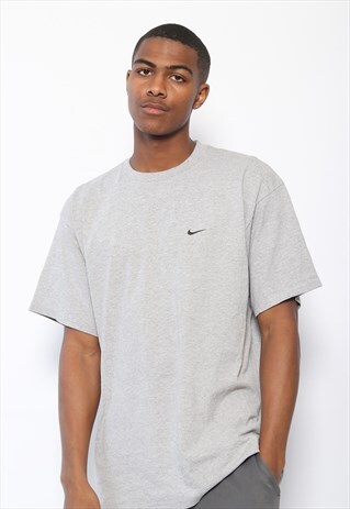 VINTAGE NIKE LOGO T-SHIRT GREY