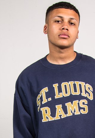 ST LOUIS RAMS NFL SWEATSHIRT AMERICAN FOOTBALL