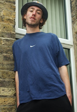 RETRO / 90'S / NIKE / BLUE T-SHIRT