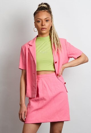 RARE VINTAGE 60'S PINK CO-ORD SET