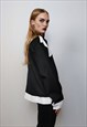 FORMAL VARSITY JACKET GOING OUT BOMBER  JACKET IN BLACK