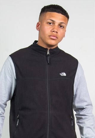 THE NORTH FACE BLACK FLEECE GILET JACKET