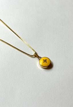 Louis Vuitton LV Petal Charm Pendant on Chain/Necklace