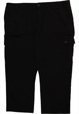 Vintage 90's Wrangler Trousers / Pants Cargo pockets Black