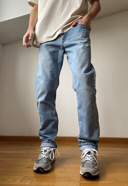 Vintage LEVIS Jeans Denim Pants 80s Orange Tab / Wash Blue 