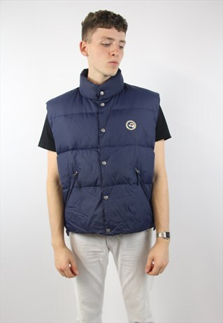 VINTAGE NAPAPIJRI BLUE PUFFER JACKET