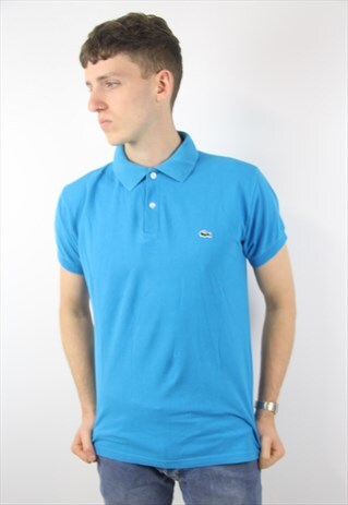 VINTAGE LACOSTE BLUE POLO SHIRT
