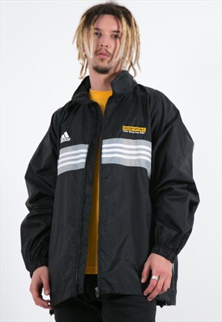 VINTAGE 90S ADIDAS RAINCOAT JACKET / S3986