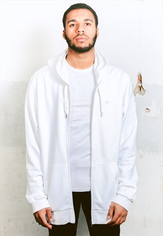 VINTAGE WHITE PUMA HOODIE