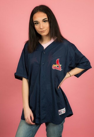 VINTAGE ARIZONA CARDINALS BASEBALL JERSEY SHIRT MCGWIRE