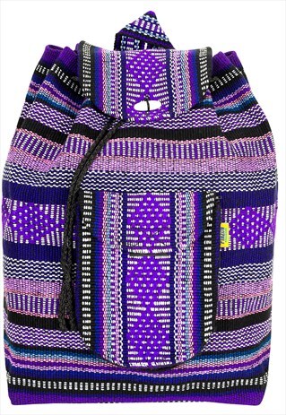 PINZON BACKPACK DRAWSTRING BAG FESTIVAL CANVAS RUCKSACK