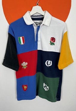 Cotton Traders 6 Nations Rugby Union Polo Medium