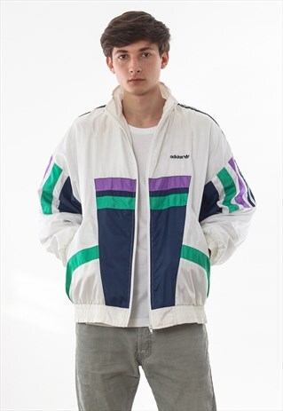 VINTAGE ADIDAS ORIGINALS TRACKSUIT 90S WHITE