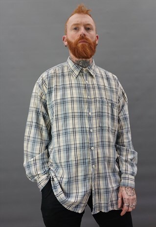 VINTAGE 1990S CHECK FLANNEL SHIRT