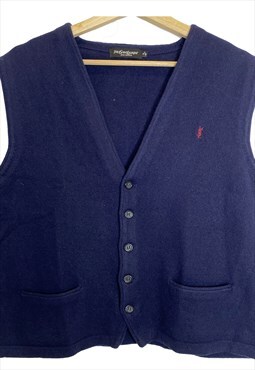 Yves Saint Laurent vintage wool vest size L